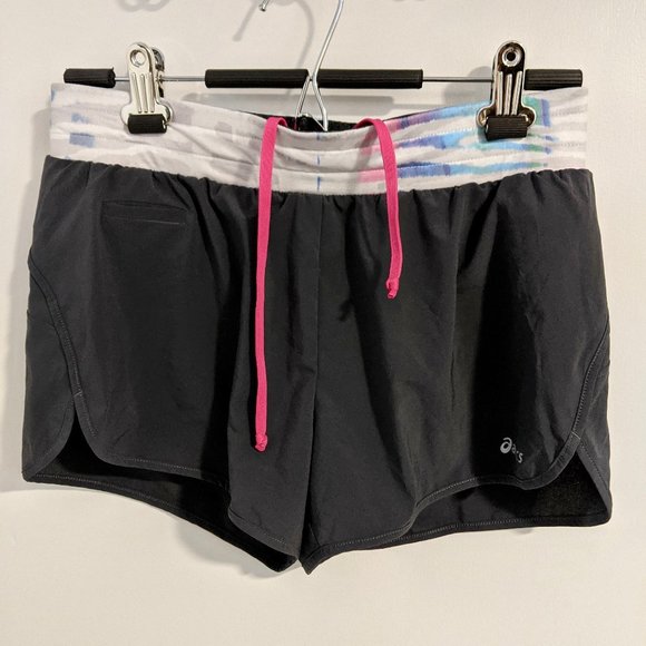 Asics NWOT Running Shorts With 4 Pockets (Grey) - Picture 1 of 8